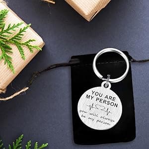 You are My Person Gifts Bff Women Teens Girls Best Friends Keychain Birthday Valentines Key Chains Rings