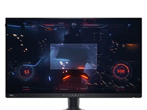 Alienware AW2524HF Gaming Monitor - 24.5-inch (1920x1080) 500Hz (Overclock) 0.5ms Display, Height/Tilt/Swivel/Pivot Adjustability, 3yr Advanced Exchange-Black
