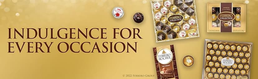 Ferrero Collection, 24 Count, Premium Gourmet Assorted Hazelnut Milk Chocolate, Dark Chocolate and Coconut, 9.1 oz