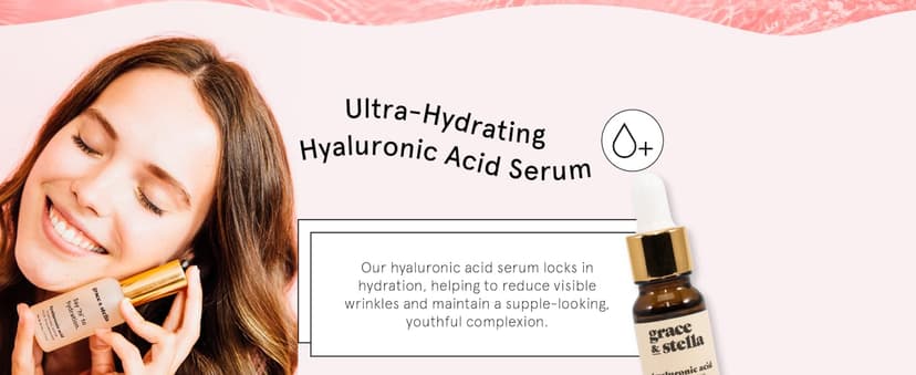 grace & stella Award-Winning Skin Care Set - Birthday Gifts for Women - Travel Essentials with Gold Eye Masks, Hyaluronic Acid Serum & Rose Spray - Bachelorette Party Favors, Teen Girl Gifts - Vegan