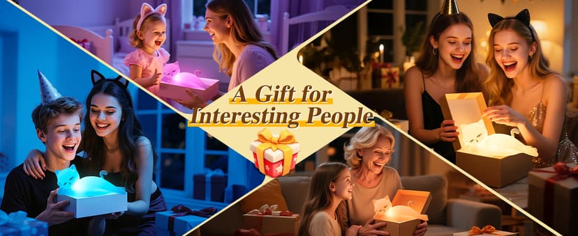 Lying Cat Lamp Funny Gifts, 16 Colors+5 Dimming+Silicone Random Stuff, Touch+Remote+Recharge Night Light, Unique Cool Lamp,Cute Weird Stuff, Squishy Cat White Elephant Gifts for Women/Men/Teens/Kids B0CH9K8NST