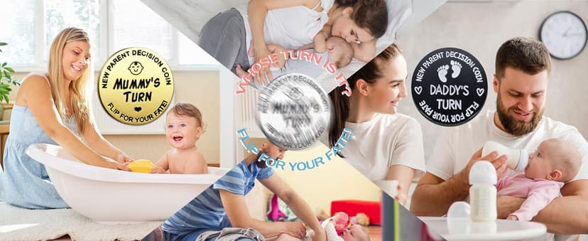 Funny Baby Gift New Parents Decision Gift,Pregnancy Gifts New Dad Mom Gifts,New Parents Gifts for Couples Halloween Thanksgiving for First Time to be Moms Dads Daddy Mummy Double Sided