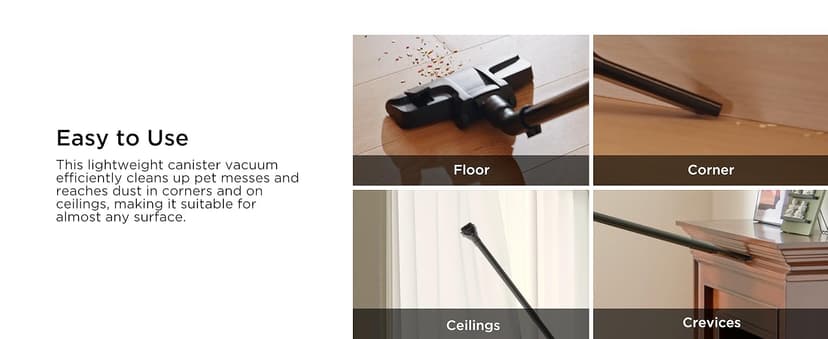 Eureka Bagged Canister Vacuum Cleaner, 3670H w/ 2bags, 3670h-blue