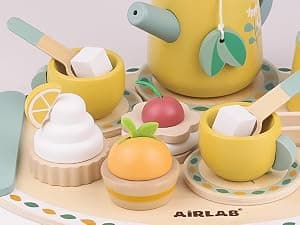 Wooden Play Food Toy Sets for Kids Kitchen Accessories Age 3 4 5 6 Wood Educational Toys Tea Sets for 3-5 Girl Birthday Gift 3 Year Old Princess Party B0CQ2PFTXC