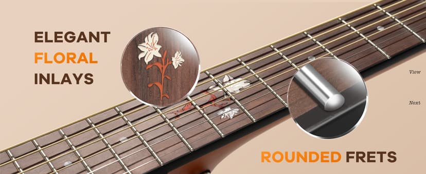 CAHAYA Acoustic Guitar Beginner Set - 41" Full Size Spruce Top Mahogany Body with Okoume Neck Rosewood Fingerboard, GA Cutaway Design, Balanced Rich Tone with Gig Bag, Strap, Capo, Strings & Picks