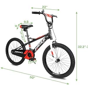 WEIZE Kids Bike,14 16 20 Inch Children Bicycle for Boys Girls Ages 3-12 Years Old, Rider Height 32-60 Inch, Coaster Brake, Multiple Color Options