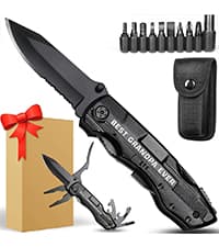 Gifts for Men Him Dad, Pocket Multitool Knife, Christmas Stocking Stuffers for Men, Anniversary Birthday Gifts for Husband, Boyfriend, Guy, Groomsmen, Fathers Day, Gadget for Hiking, Camping, Outdoor