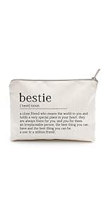 Love You Sister, Sister Gift, Missing You, Send Love, Makeup Case, Toiletry Bag, Gift for Friend, Makeup Bag for Best Friends (Love you Sis.)