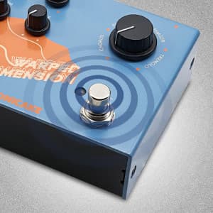 SONICAKE Modulation Guitar Effects Pedal 4 Mode of Chorus, Flanger, Phaser & Tremolo Digital Warped Dimension