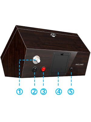 High End Watch Winder for Automatic Watches with Super Quiet Motor, Blue LED Light & Rotation Mode Setting, Watch Winder for Rolex with Flexible Pillow, Dual Power