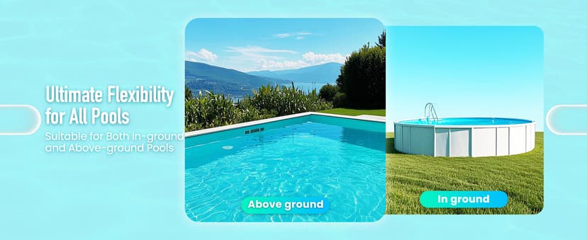 (2026 Upgraded) Robotic Pool Cleaner, Cordless Pool Vacuum for Inground & Above Ground Pools, 120-Min Battery Life, 5000 GPH Suction, Cleans Floor/Wall/Waterline, for Up to 1800 Sq.Ft Pool,Deep Black.