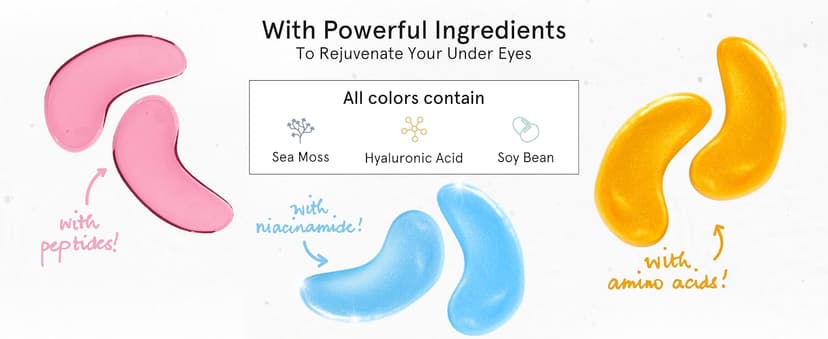 grace & stella Under Eye Patches (12 pairs) Eye Masks for Puffy Eyes and Dark Circles - Birthday Gifts for Women, Bachelorette Party Favors, Bridesmaid, Self Care and Relaxation Gifts for Her - Vegan