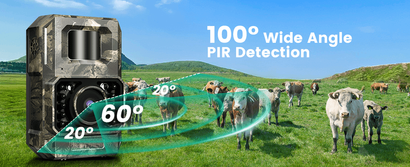 MAXDONE Solar WiFi Trail Camera Bluetooth Game Camera, 4K 64MP Wildlife Cameras 2000mAh Built-in Battery Rechargeable Power Hunting Cameras with Night Vision Trail Cam Bluetooth Wi-Fi Deer Cams