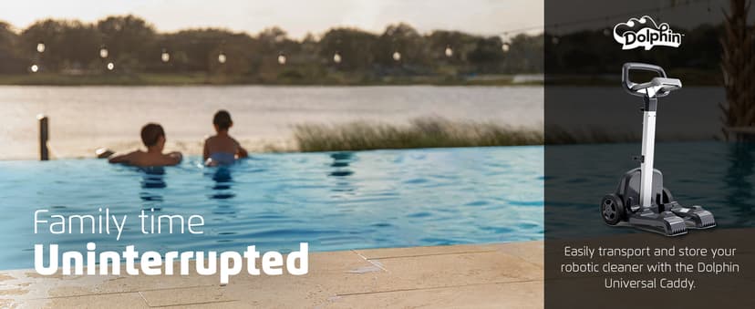 Dolphin Genuine Accessory — Universal Caddy for Any Robotic Pool Vacuum Cleaner — Easy to Transport and Store Your Dolphin Year-Round