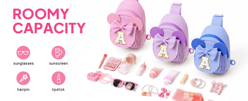 Birthday Gifts for Girls Kids, Gifts for 2 3 4 5 6 7 Year Old, Toddler Purse, Little Girls Purse, Kid Crossbody Bag Sling Bag 2 3 4 5 6 Year Old Girl Birthday Gift for Girls Sling Bag, Pink A B0F937G77K