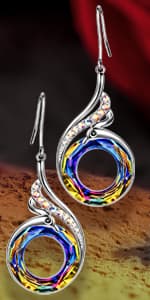 Kate Lynn ♥ Rise From the Ashes Phoenix Bracelet Made with Crystals from Austria, Adjustable Slider Bracelet for Women, Packaged with Jewelry Box, Birthday Gift for Women, Symbol of Luck and Renewal