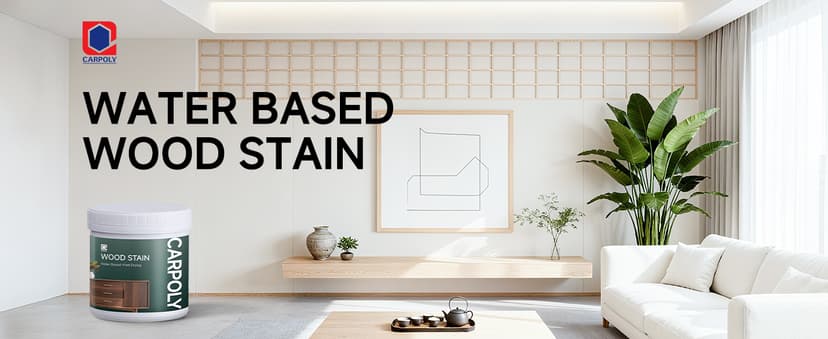Wood Stain,16oz Teak Wood Stain & Sealer in One, Water Based|Fast Drying|Non-Toxic|Low Ddor|Waterproof, for Indoor and Outdoor Furniture, Multiple Finishes(with Tools)