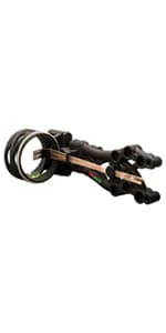 TRUGLO Carbon Hybrid Ultra Lightweight Micro-Adjustable 5-Pin Hunting Bow Sight
