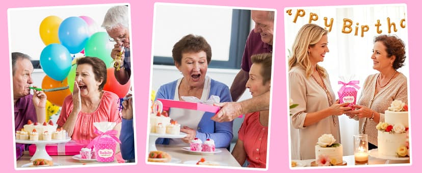 Bebila Birthday Gifts for Women Funny Socks for 30 40 50 60 70 Year Old Woman Birthday Gifts for Mom Sister Wife Friends