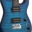 Ktaxon Electric Guitar Kit, 39 Inch H-H Pickups Beginner Electric Guitar Set with 20W Amplifier, Bag, Strap, Cable, Accessories for Adults & Teens (Tiger Blue)