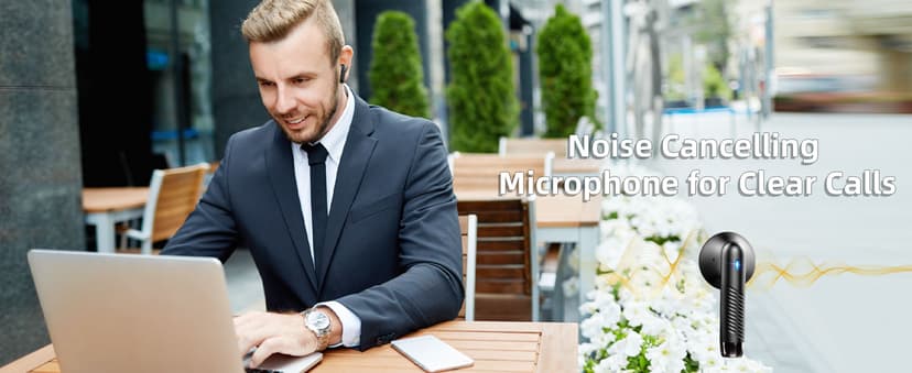 Wireless Earbuds, Bluetooth 5.4 Earbuds Stereo Bass, Bluetooth Headphones in Ear Noise Cancelling Mic, Earphones IP7 Waterproof Sports, 32H Playtime USB C Mini Charging Case Ear Buds for Android iOS