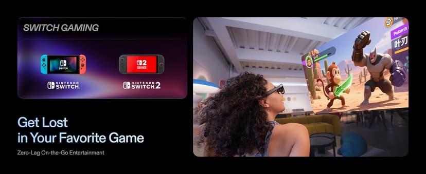 XREAL One Pro AR Glasses with X1 Chip, Native 3 DoF, X-Prism Optics, 3D Mode, 57°FOV 171" 120Hz FHD Display, XR Glasses for iPhone 17/16, Steam Deck, ROG, Mac, PC, Android & iOS M (IPD 57-66mm)