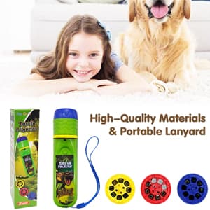 Pup Go Dinosaur Toys for Kids 3-7, Dinosaur Flashlight Focusable Projector Light with 24 Realistic Dino Images, Kids Night Light, Best Gift Cool Dinosaurs Toys for 3 4 5 6 7 Year Old Boys Girls