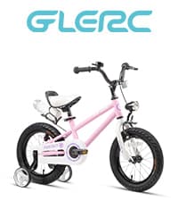 Glerc 20 24 26 Inch Beach Cruiser Bike, 6-Speed Hybrid City Bicycle for Girls Youth and Over 6 Years Old, Missy Bike with Wicker Basket & Lightweight, Multiple Colors