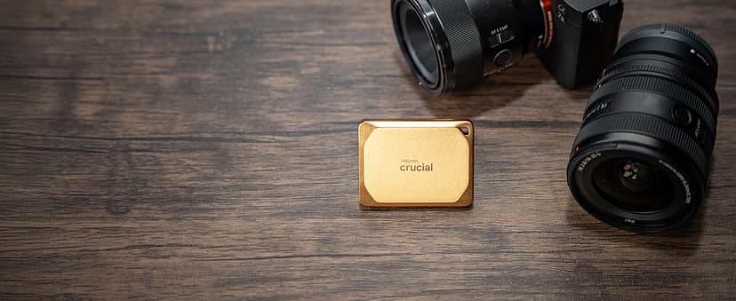 Crucial X10 Pro 1TB Portable SSD, Up to 2100MB/s Read, 2000MB/s Write, 3.2 USB-C, External Solid State Drive, Durable Storage for PC & Mac, for Professional Creators, Black - CT1000X10PROSSD902