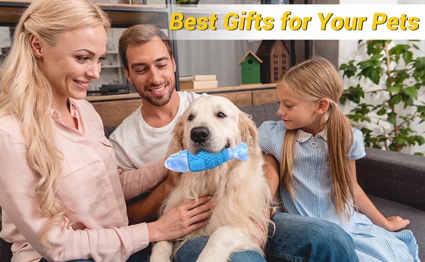 WinTour Tough Dog Toys for Aggressive Chewers, Indestructible Dog Chewers for Medium & Large Breeds, Squeaky Durable Chew Toys to Keep Them Busy, Reduce Boredom, Teeth Cleaning, Bacon Flavor