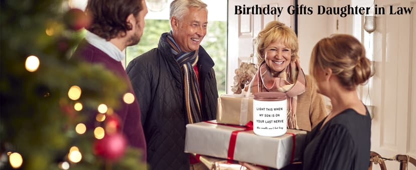 Homsolver Daughter in Law Gifts, Birthday Christmas Anniversary Wedding Gifts for Daughter from Mother Father in Law, Funny Sons Girlfriend, Future Daughter-in-Law Lavender Candle Gift from Mom Dad
