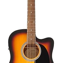 Fender FA-25CE Dreadnought Acoustic Electric Guitar, Beginner Guitar, with 2-Year Warranty, Includes Built-in Tuner and On-Board Volume and Tone Controls, Comes with Free Lessons, Natural
