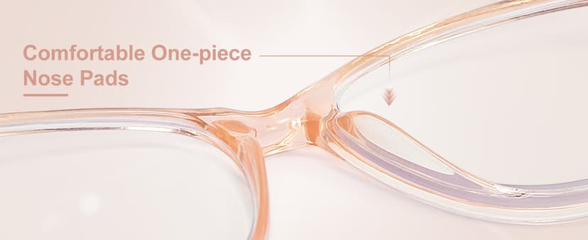 Madison Avenue Square Vintage TR90 Blue Light Blocking Reading Glasses for Women, Anti Eyestrain/Glare Computer Readers