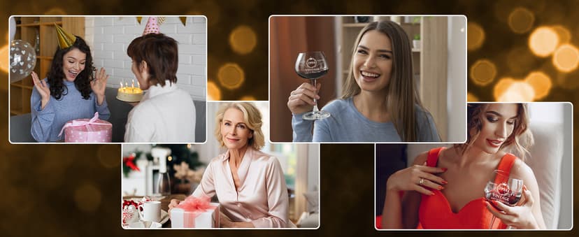 Gumry 30TH Birthday Gifts for Her, Vintage 1995 Engraved Wine Glass, 30 Year Old Birthday Decorations For Women, Funny 30 Bday Gifts Idea For Women, Friends, Daughter, Sister - Turning 30 Present