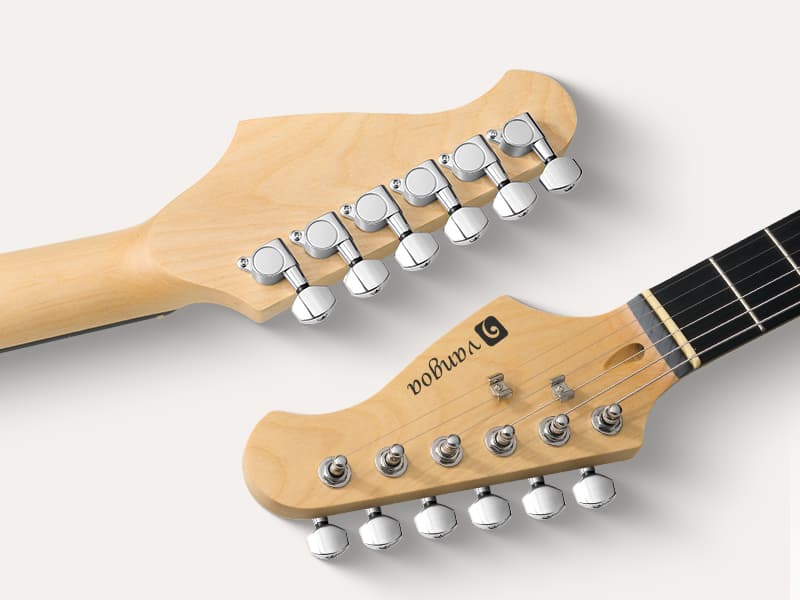 Vangoa 39 Inch Full Size Electric Guitar Beginner Kit Solid Body SSS Pickups with Amp, Bag, Tremolo Bar, Strings, Tuner, Picks, Strap, Capo, Cable for Starter Girls Adults Teens, Petal Pink