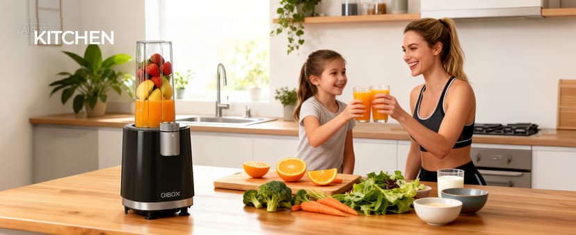 QIBOX Snow Cone Machine & Smoothie Blender 2 in 1, 700W Powerful Shaved Ice Machine Frozen Margarita Machine, Slushine Machine Maker with Stainless Steel Blade, Smoothie Recipe, for Home Kitchen Party