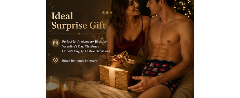 Personalized Boxers for Christmas Birthday Gifts Custom Boxers for Woman Men Husband Boyfriend B0DS4D9C7K