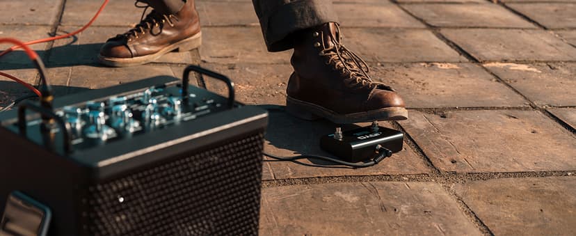 JOYO 15W Portable Guitar Amp Combo | 9 Preamp Models + Looper, Drum Machine, Modulation, Delay & Reverb | Rechargeable Battery | Digital Modeling | for Practice, Solo & Small Gigs (DC-15S)