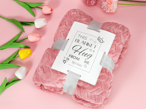 with Luxury Flannel Blanket, Light-up Rose Flower - Unique Self Care Gift Basket for Mom, Wife, Friends Birthday and Get Well Gifts for Women - Relaxing Spa Care Package B0DCN225F9