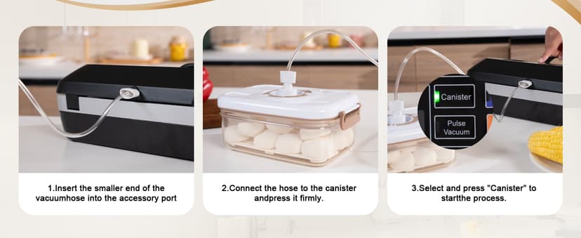 95kpa Vacuum Sealer Machine, Updated 2025 Commercial Fully Automatic Food Sealer, 10-in-1Functions & Powerful Sealing System with Double Heat Seal, Easy-Lock Handle, Built-inCutter and Bag Storage