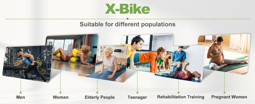 Caromix Folding Exercise Bike, 5 in 1 Stationary Bike with 16-Level Adjustable Magnetic Resistance, 330LB Capacity Indoor Workout Bike, Foldable Exercise Bike for Seniors and Adult