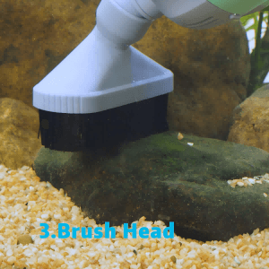 hygger 360GPH Electric Aquarium Gravel Cleaner, 5 in 1 Automatic Fish Tank Cleaning Tool Set Vacuum Water Changer Sand Washer Filter Siphon Adjustable Length 15W