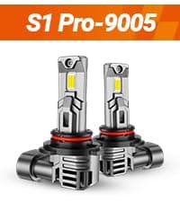 SEALIGHT 9006 Bulbs, 40000LM 6500K Fog Bulbs 1:1 Mini Size with Cooling Fan, HB4 for Powersports ATV/UTV, 3 Mins Plug-N-Play, Pack of 2