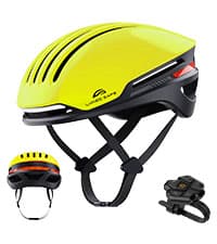 Bike Helmet with Bluetooth, Smart Bike Helmet for Adults Men Women with Built-in Speakers, Auto Brake Blinker, Front and Rear LED Turn Signals Remote Control, Smart Cycling Helmet.