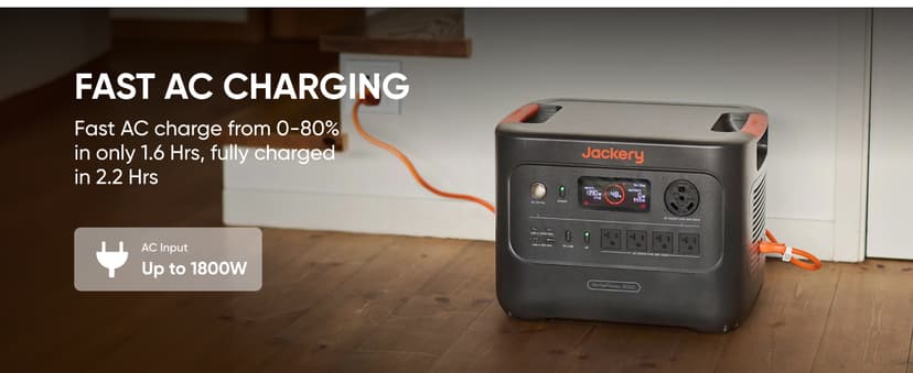 Jackery HomePower 3000 Portable Power Station with 2x 200W Solar Panels, 3600W (Surge 7200W) Output, 3072Wh LFP Battery Solar Generator, Essential Backup for Home Use, Power Outage, RV, Emergencies