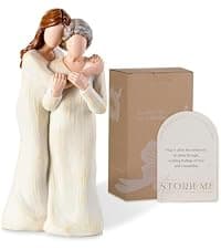 Hand-Painted Shoulder-Ride Sculpture in Gift Box for Father's Day, Birthdays, Christmas, Weddings and Home Display Storieme Father Daughter Figurine, Gift for Dad Birthday from Daughter B0F8V8VJNH