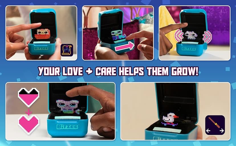 Bitzee, Magicals with 20 Interactive Characters Inside, Reacts to Touch, Digital Pet Gifts & Stocking Stuffers for Kids