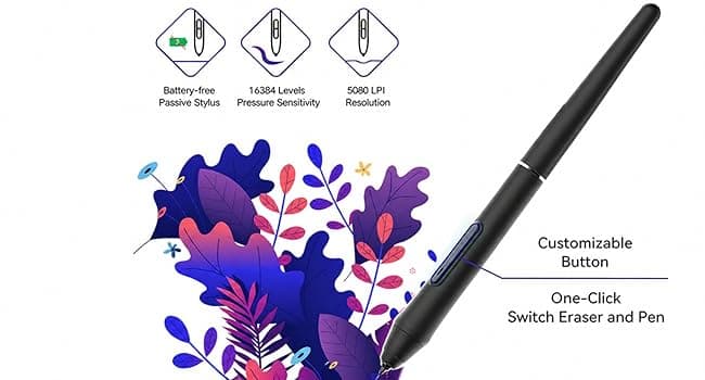 VEIKK VK2200PRO 21.5 Inch Drawing Tablet with Screen,99% sRGB Graphics Tablet,16384 Levels Pen Pressure Drawing Pad for PC,Adjustable Stand,2 Battery-Free Stylus,Compatible with Windows Mac Linux