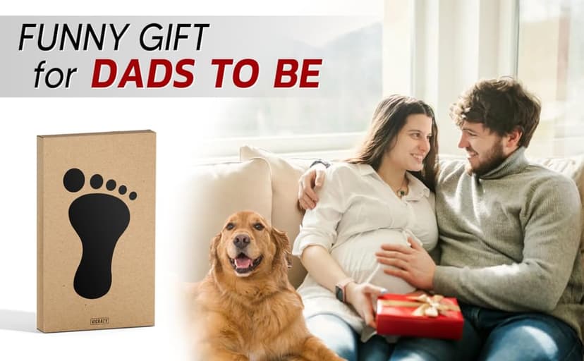 VICRAZY First Mother's Day Gifts For New Mom, Parents - Expecting Gifts For Pregnancy Women - Father's Day Gift For New Dad