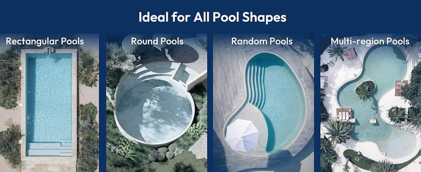 (2026 Upgrade) BUBLUE BuVortex V5 Pool Skimmer Robot,Pool Surface Skimmer Robot with App Control,5L Filter,Dual Cleaning Modes,AI Navigation,Ideal for In-Ground & Above-Ground Pools,Dark Gray